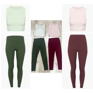 Aritzia TnAction Butter 2 workout sets (grandeur/size M & M)